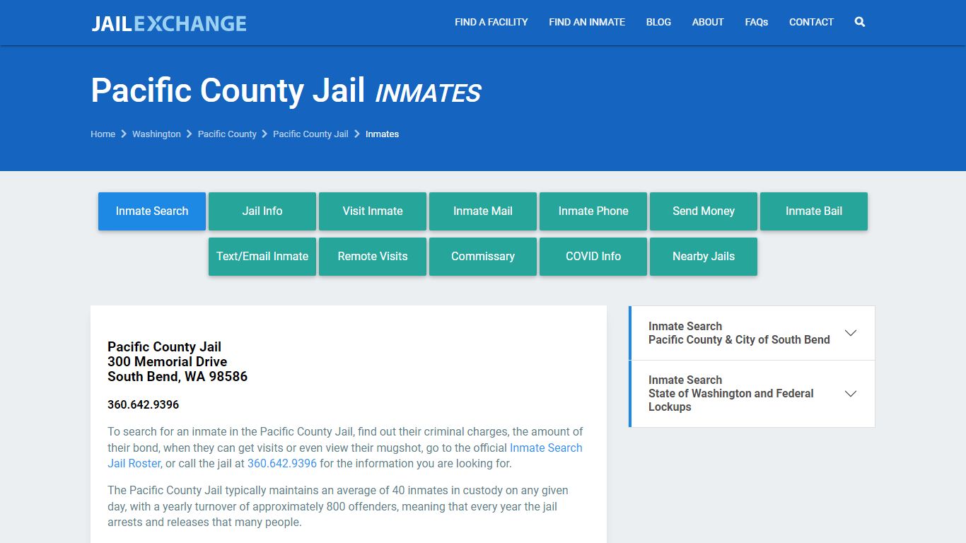 Pacific County Jail Inmates | Arrests | Mugshots | WA